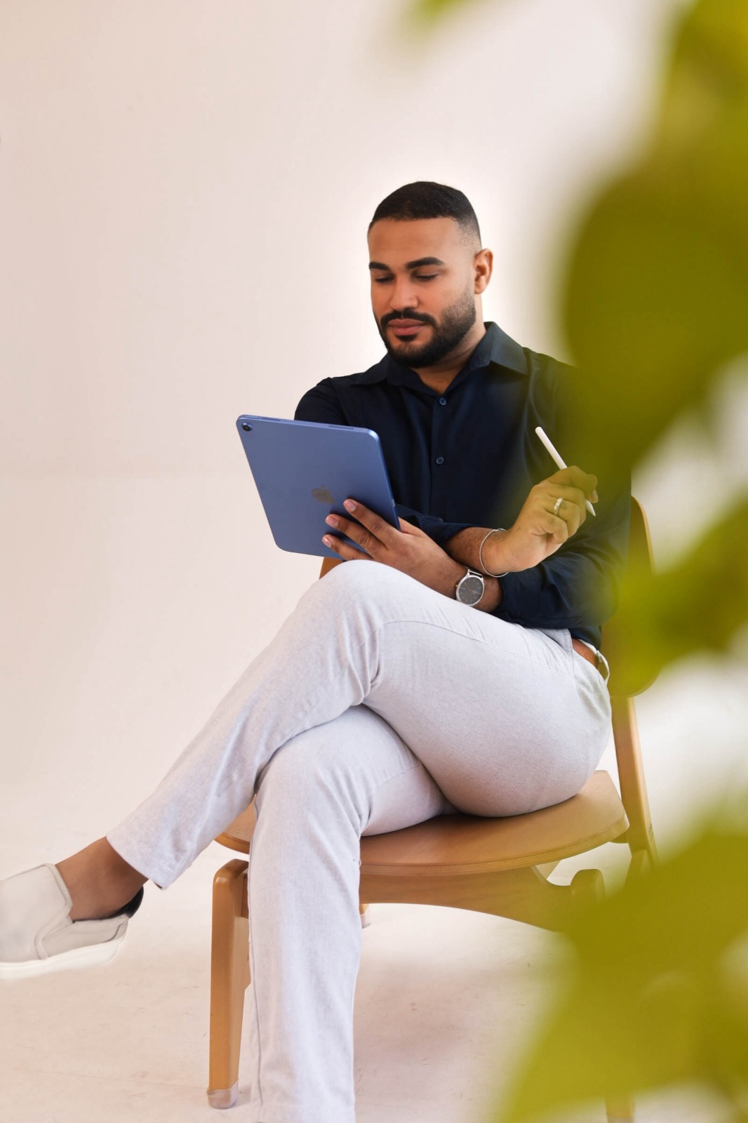 Psicólogo trabalhando